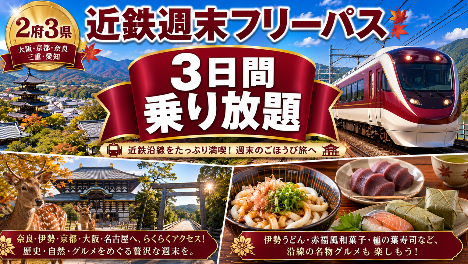 近鉄週末フリーパス