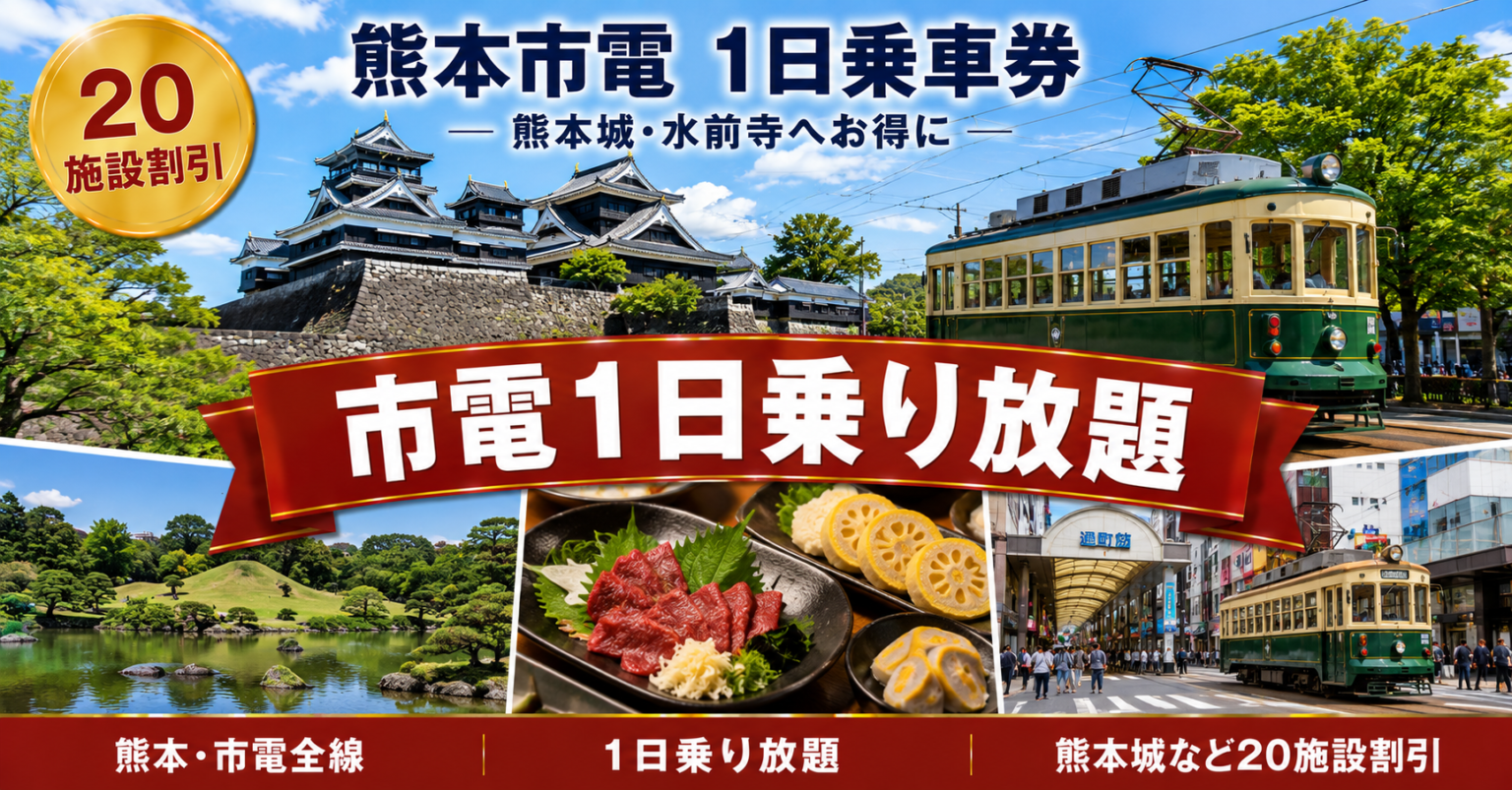 熊本市電1日乗車券