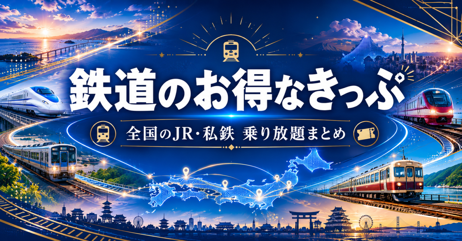 鉄道のお得なきっぷ・フリーパス