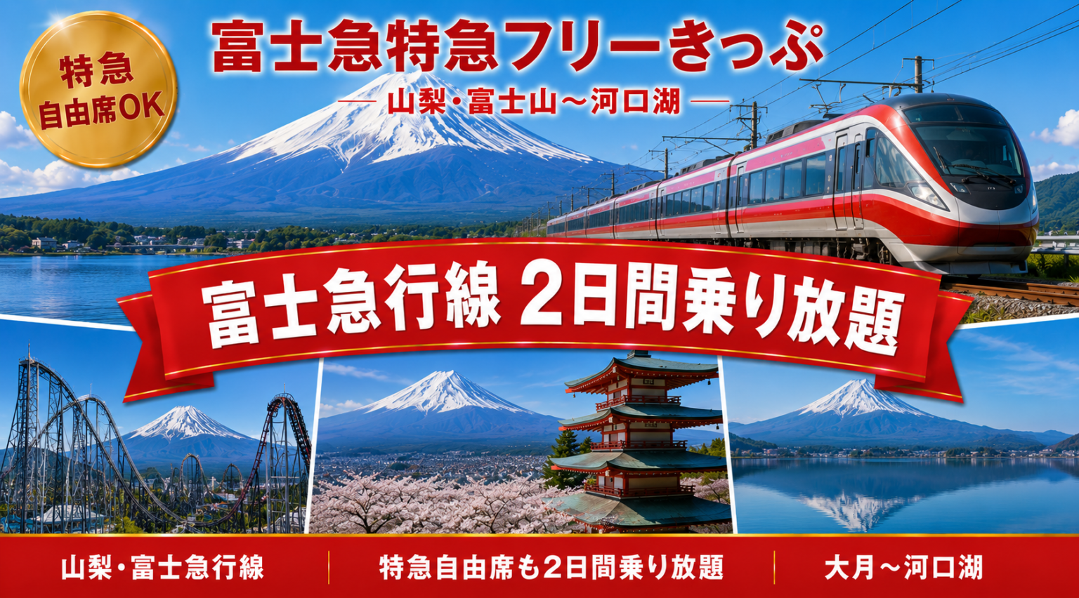 富士急特急フリーきっぷ